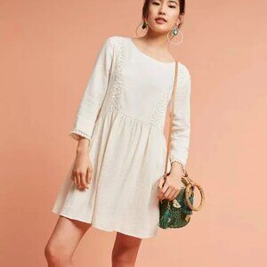 ANTHROPOLOGIE Eri + Ali Edira Lace Tunic Dress M